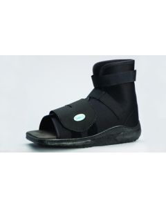 Slimline Cast Boot Black Sq. Toe   Extra-Small Adult